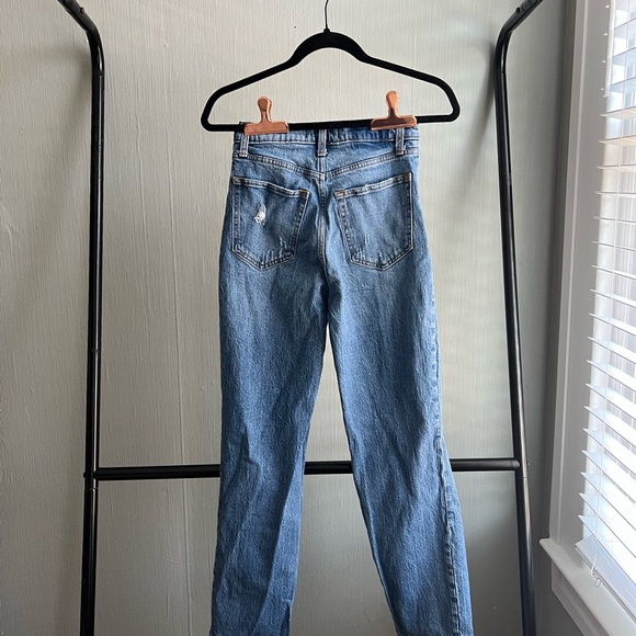 Abercrombie Curve Love Ultra High Rise 90s Straight Jean - Picture 3 of 5